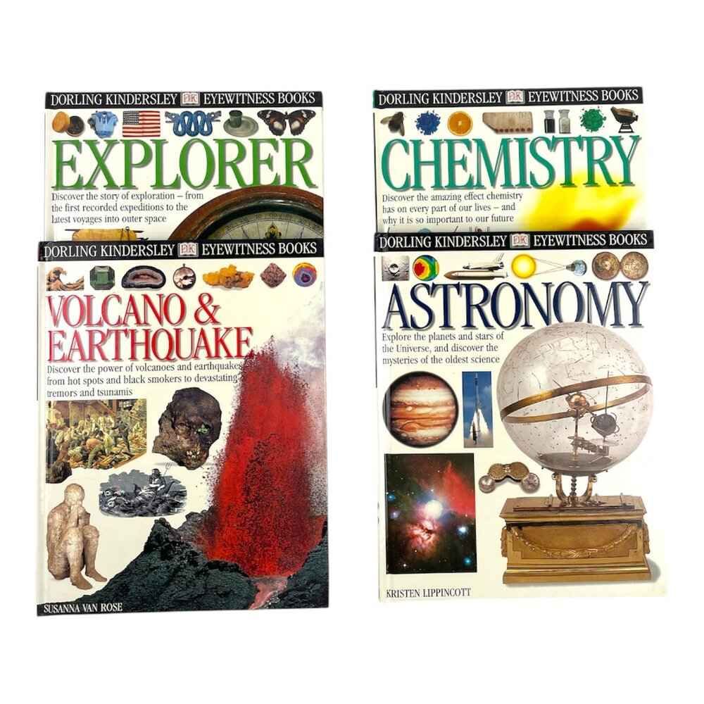 DK Eyewitness Books Homeschool Science History Nature Lot of 4 Children